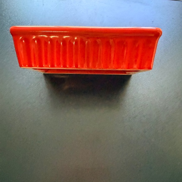 Red Ceramic Egg Tray and Serving Tray. - Picture 5 of 8